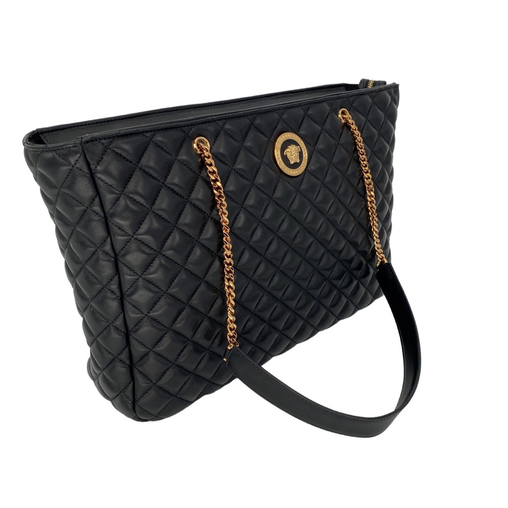 Versace Black Shoulder Medusa Bag - Picture 2 of 11